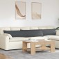 vidaXL Μαξιλάρι Καναπέ 2 pcs Σκούρο Γκρι 200 x 40 εκ.