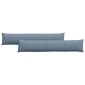 vidaXL Μαξιλάρι Καναπέ 2 pcs Μπλε 200 x 40 εκ. Υφασμάτινο Κορντουρά