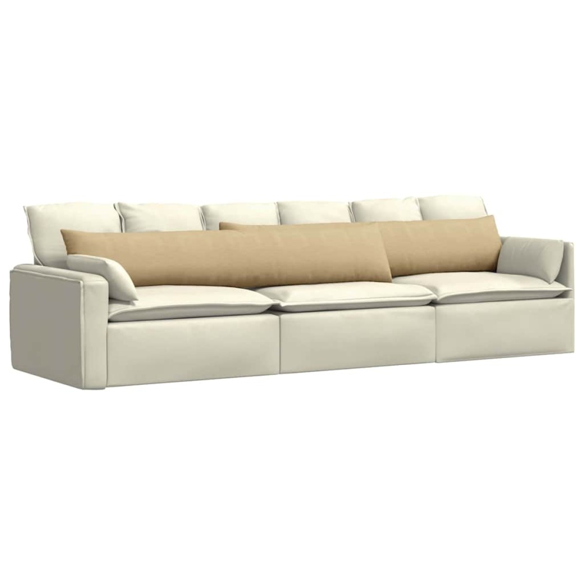 vidaXL Μαξιλάρι Καναπέ 2 pcs Γκρι Πράσινο 200 x 40 εκ.