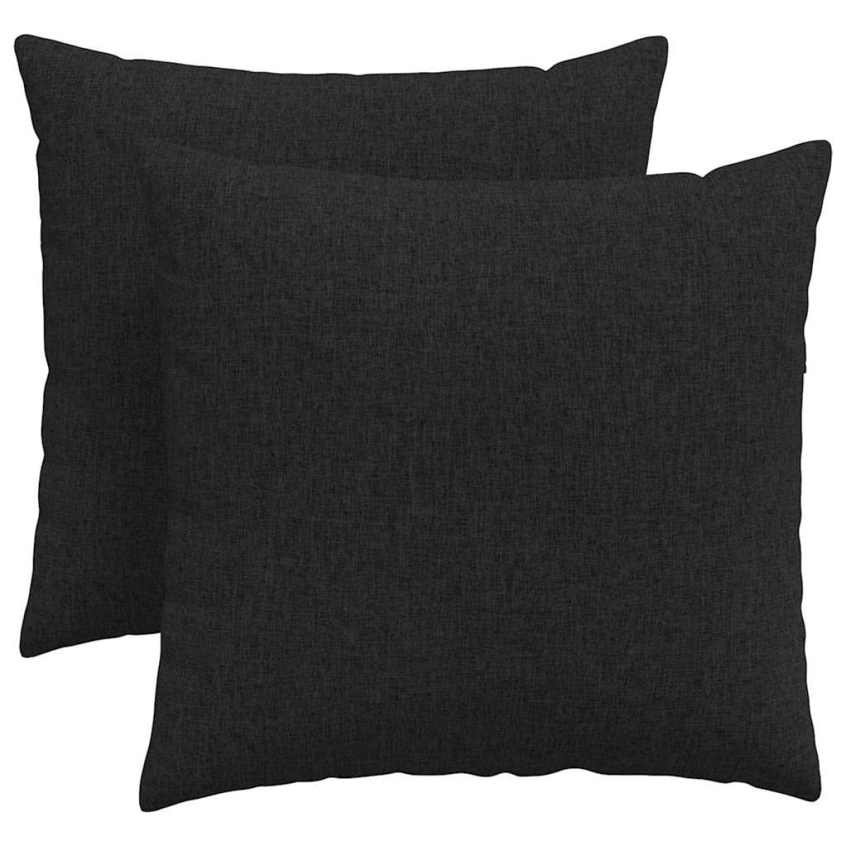 vidaXL Μαξιλάρι Καναπέ 2 τμχ. ύφασμα Μαύρο 45 x 45 cm