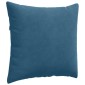 vidaXL Μαξιλάρι Καναπέ 2 pcs Μπλε 45 x 45 cm Υφασμάτινο Κορντουρά