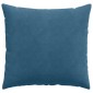 vidaXL Μαξιλάρι Καναπέ 2 pcs Μπλε 45 x 45 cm Υφασμάτινο Κορντουρά