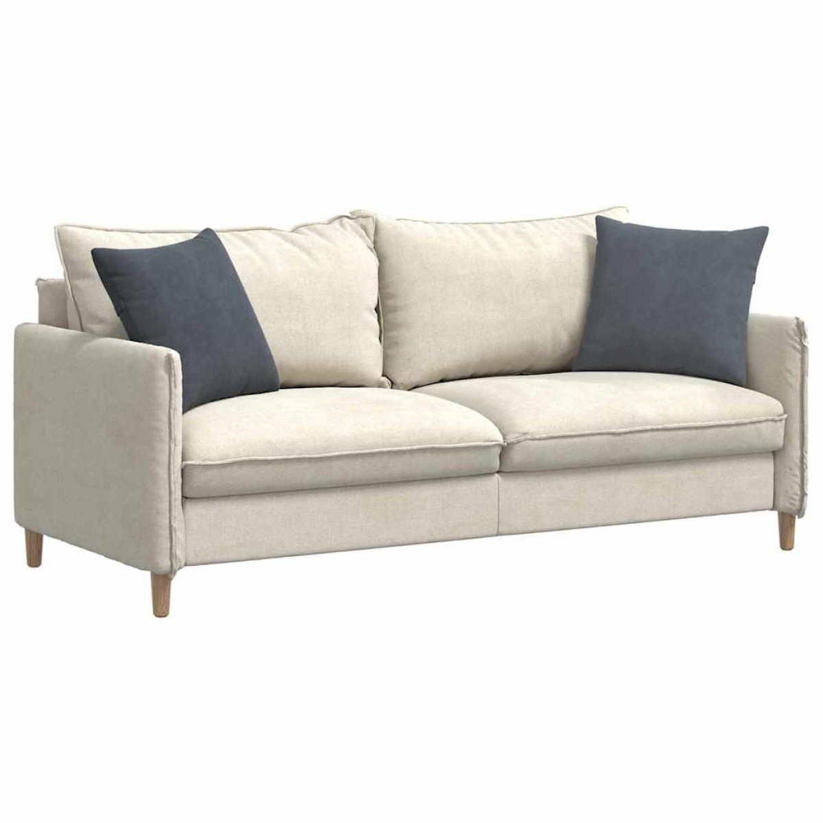 vidaXL Μαξιλάρι Καναπέ 2 pcs Σκούρο Γκρι 45 x 45 cm