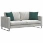 vidaXL Μαξιλάρι Καναπέ 2 pcs Σκούρο Πράσινο 45 x 45 cm