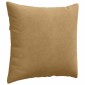vidaXL Μαξιλάρι Καναπέ 2 pcs Καφέ 45 x 45 cm Υφασμάτινο Κορντουρά