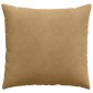 vidaXL Μαξιλάρι Καναπέ 2 pcs Καφέ 45 x 45 cm Υφασμάτινο Κορντουρά