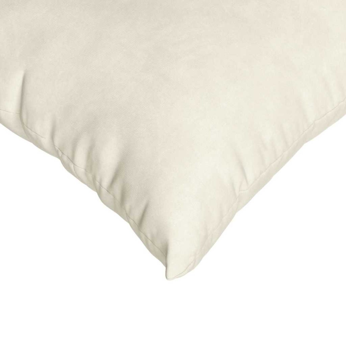 vidaXL Μαξιλάρι Καναπέ 2 pcs Κρεμ 45 x 45 cm Υφασμάτινο Κορντουρά