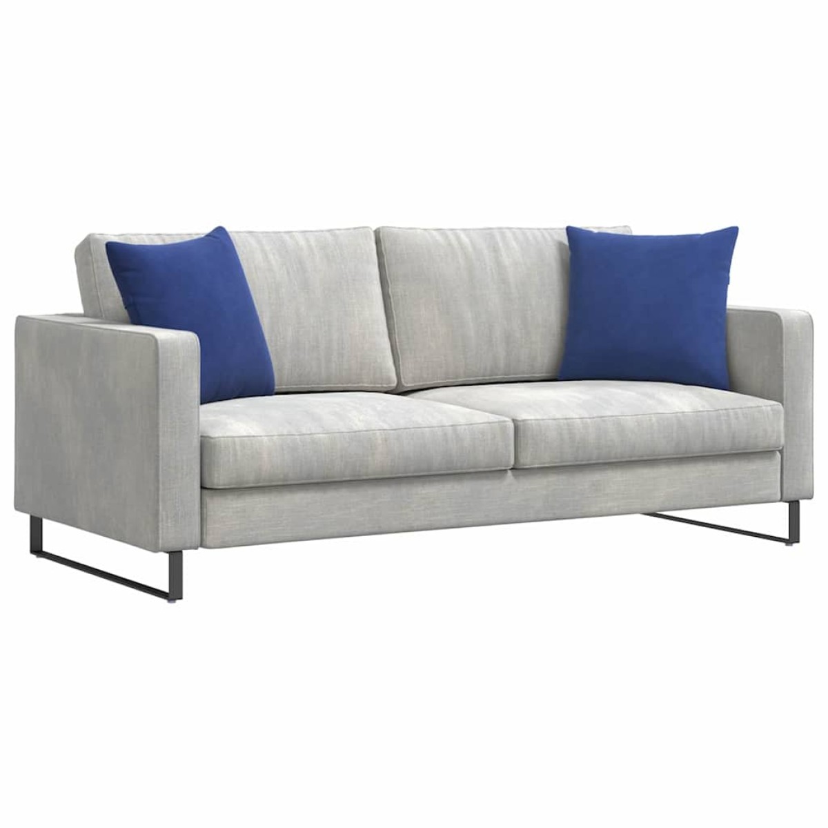 vidaXL Μαξιλάρι Καναπέ 2 pcs Μπλε Αστυνομίας 45 x 45 cm