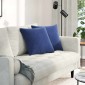 vidaXL Μαξιλάρι Καναπέ 2 pcs Μπλε Αστυνομίας 45 x 45 cm