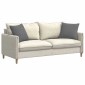 vidaXL Μαξιλάρι Καναπέ 2 pcs Σκούρο Γκρι 45 x 45 cm ύφασμα