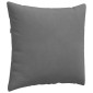 vidaXL Μαξιλάρι Καναπέ 2 pcs Σκούρο Γκρι 45 x 45 cm ύφασμα