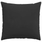 vidaXL Μαξιλάρι Καναπέ 2 pcs Μαύρο 45 x 45 cm ύφασμα