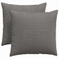 vidaXL Μαξιλάρι Καναπέ 2 pcs Ανοιχτό γκρι 45 x 45 cm