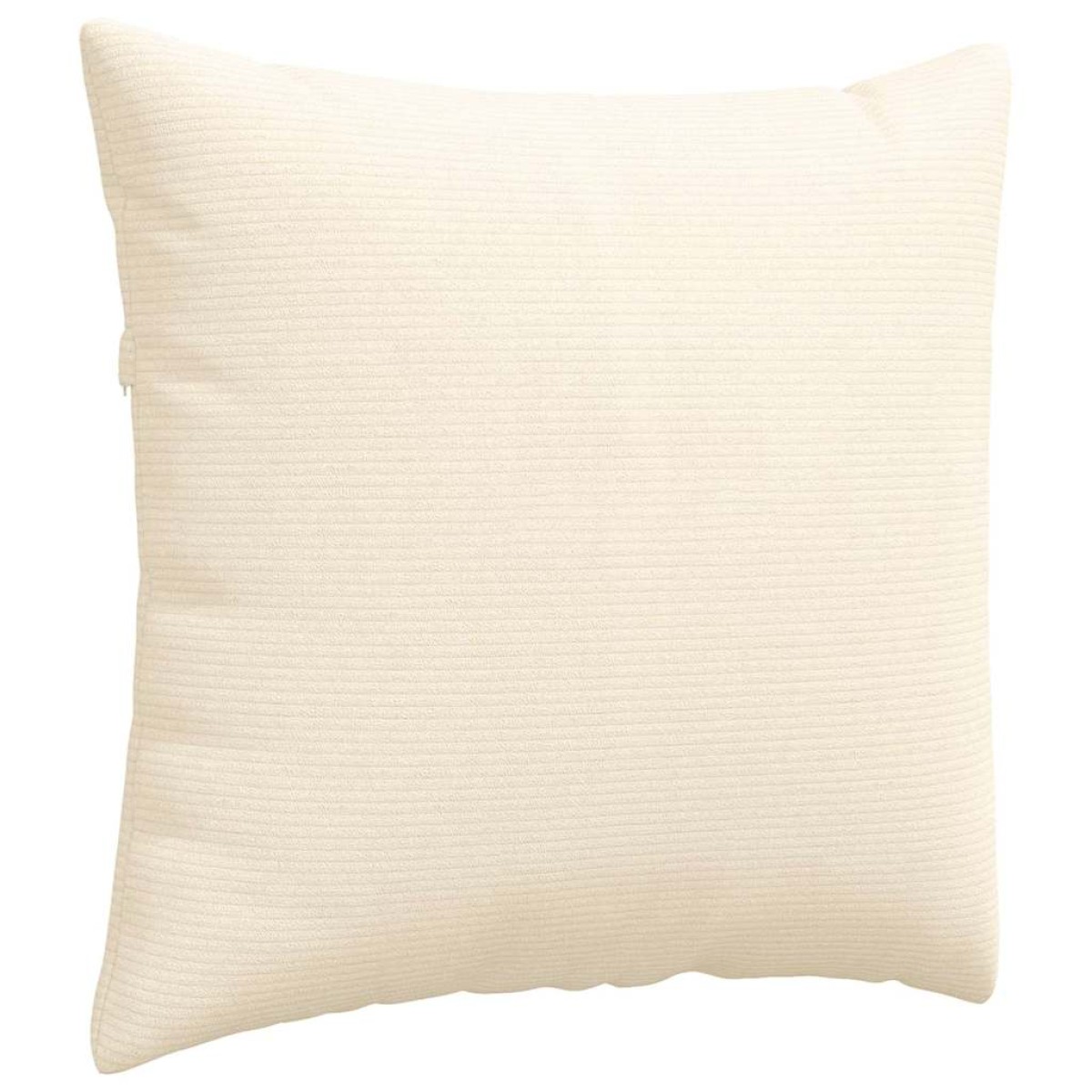 vidaXL Μαξιλάρι Καναπέ 2 pcs Κρεμ 45 x 45 cm Υφασμάτινο Κορντουρά