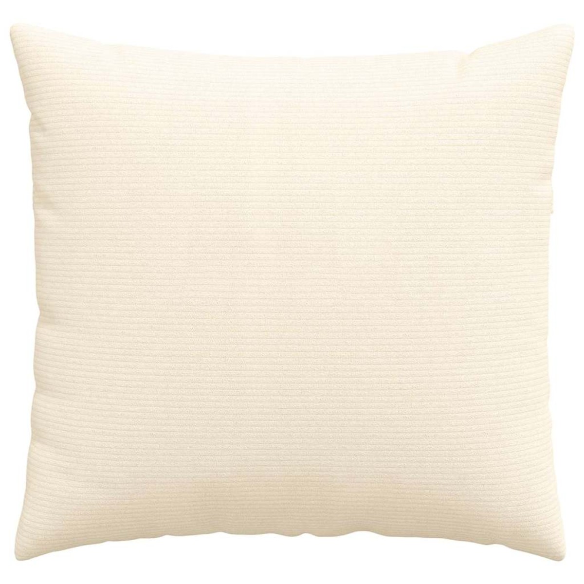 vidaXL Μαξιλάρι Καναπέ 2 pcs Κρεμ 45 x 45 cm Υφασμάτινο Κορντουρά