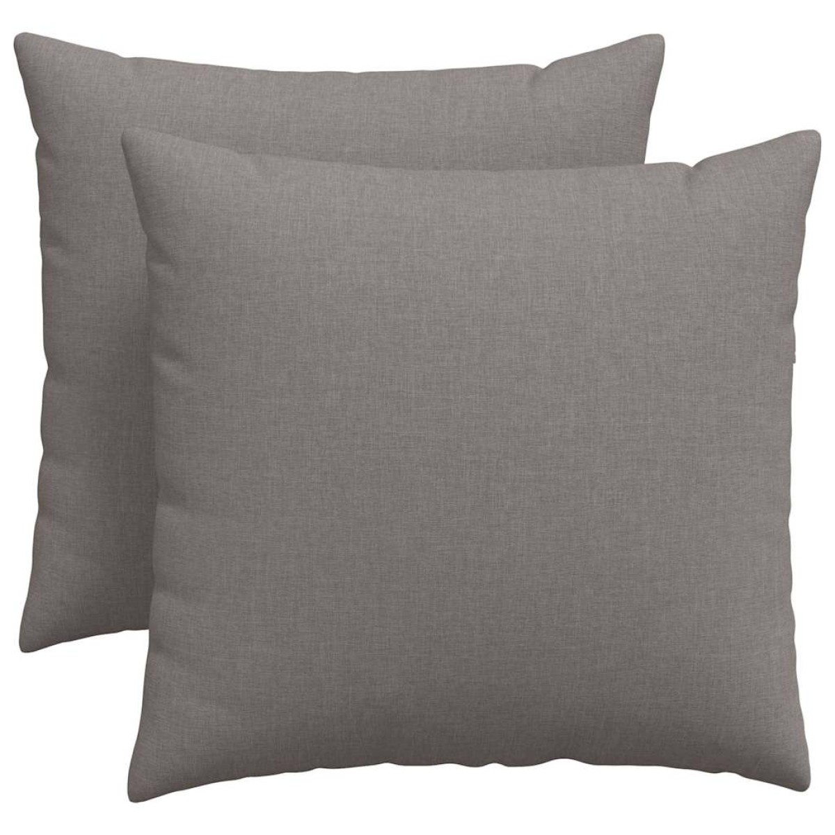 vidaXL Μαξιλάρι Καναπέ 2 τμχ. ύφασμα Taupe 50 x 50 cm