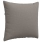 vidaXL Μαξιλάρι Καναπέ 2 τμχ. ύφασμα Taupe 50 x 50 cm