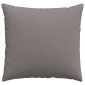 vidaXL Μαξιλάρι Καναπέ 2 τμχ. ύφασμα Taupe 50 x 50 cm