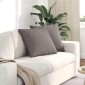 vidaXL Μαξιλάρι Καναπέ 2 τμχ. ύφασμα Taupe 50 x 50 cm