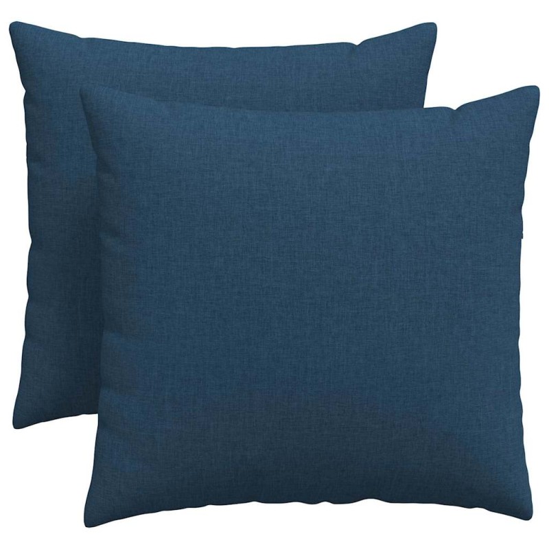 vidaXL Μαξιλάρι Καναπέ 2 τμχ. ύφασμα Μπλε 50 x 50 cm