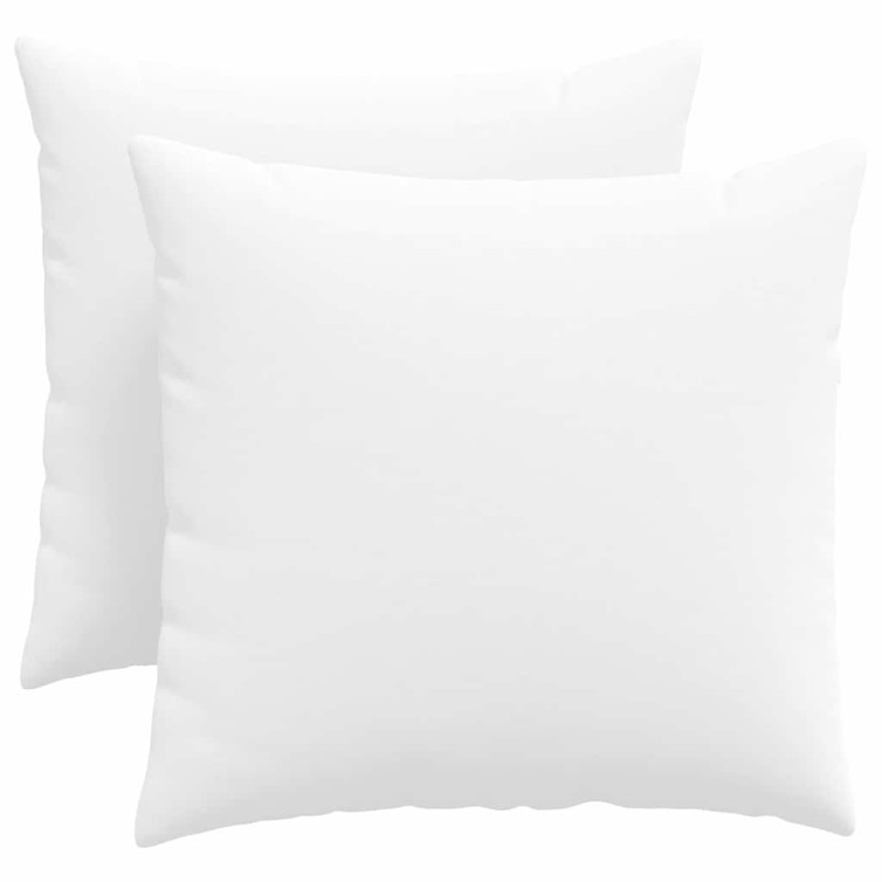 vidaXL Μαξιλάρι Καναπέ 2 τμχ. ύφασμα Λευκό 50 x 50 cm