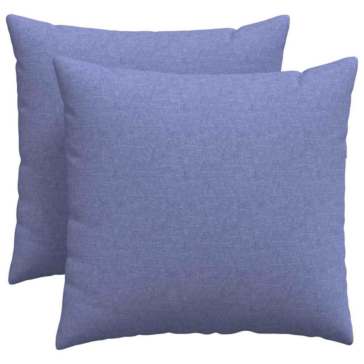 vidaXL Μαξιλάρι Καναπέ 2 τμχ. ύφασμα Μπλε τζην 50 x 50 cm