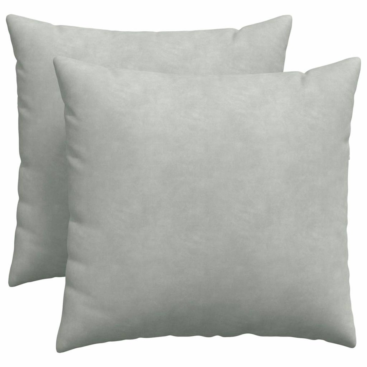vidaXL Μαξιλάρι Καναπέ 2 pcs Ανοιχτό γκρι 50 x 50 cm