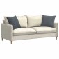 vidaXL Μαξιλάρι Καναπέ 2 pcs Σκούρο Γκρι 50 x 50 cm