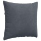 vidaXL Μαξιλάρι Καναπέ 2 pcs Σκούρο Γκρι 50 x 50 cm