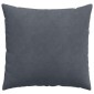 vidaXL Μαξιλάρι Καναπέ 2 pcs Σκούρο Γκρι 50 x 50 cm
