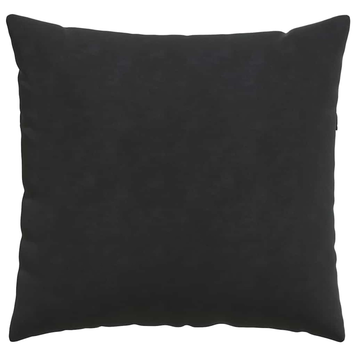 vidaXL Μαξιλάρι Καναπέ 2 pcs Μαύρο 50 x 50 cm Υφασμάτινο Κορντουρά
