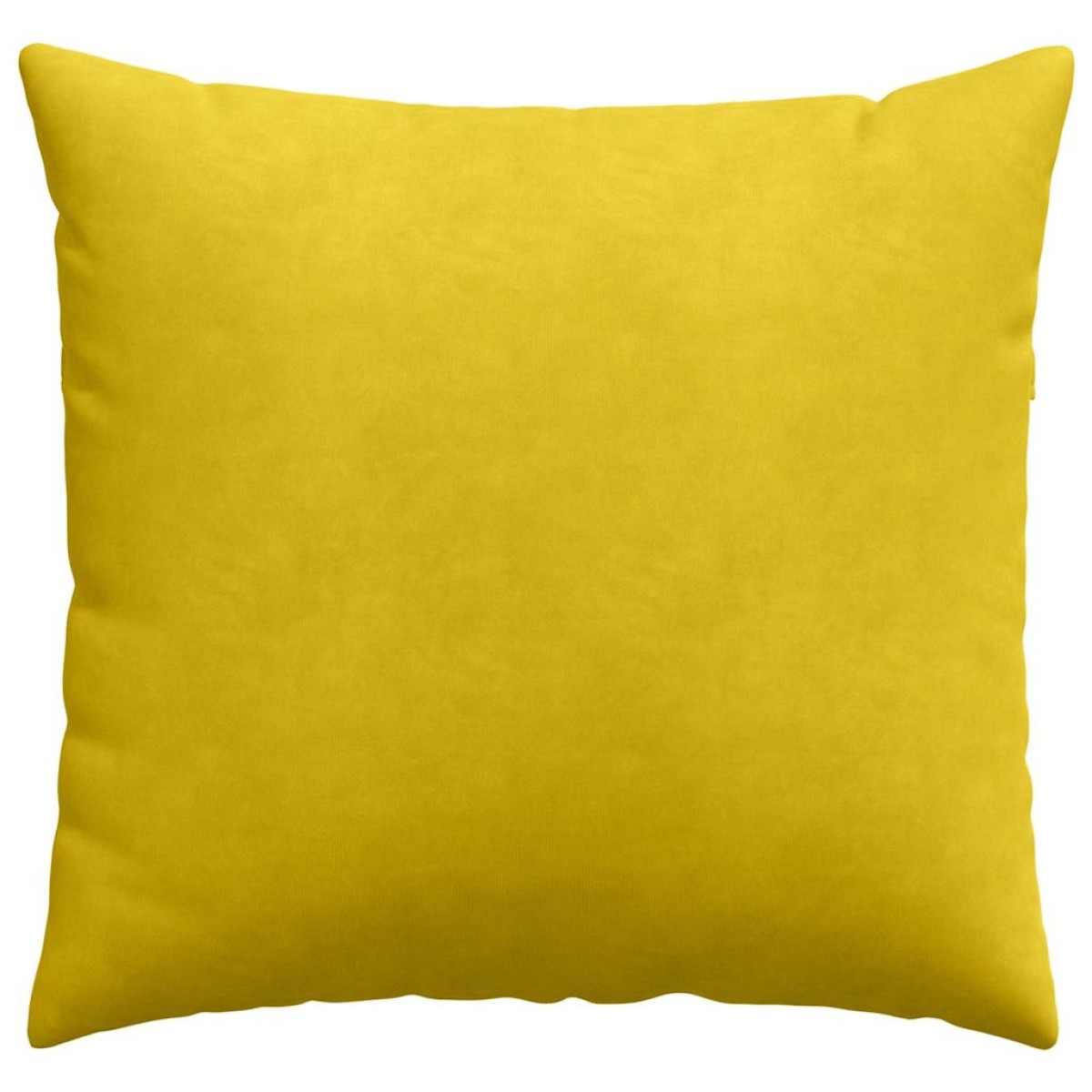 vidaXL Μαξιλάρι Καναπέ 2 pcs Κίτρινο 50 x 50 cm Υφασμάτινο Κορντουρά