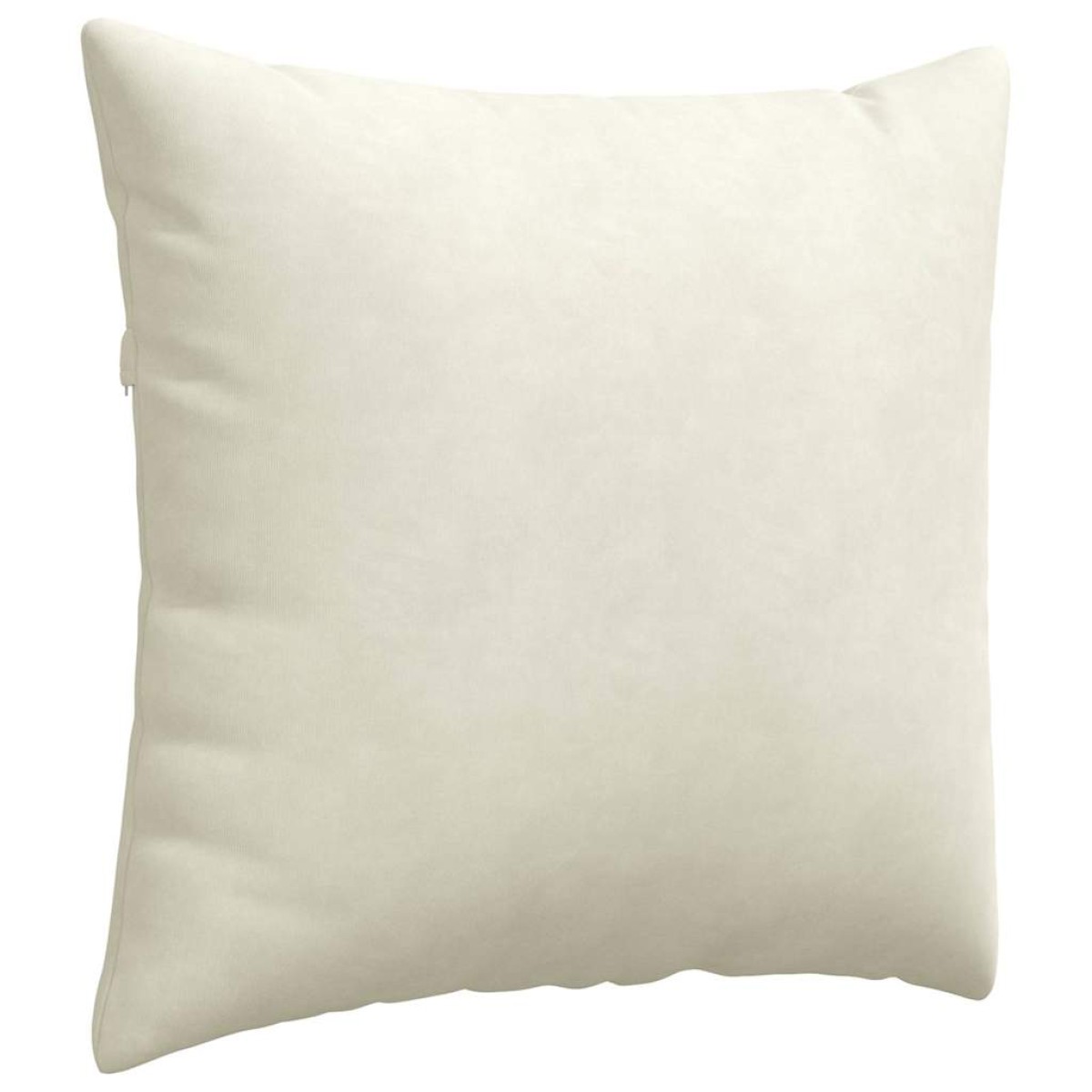 vidaXL Μαξιλάρι Καναπέ 2 pcs Κρεμ 50 x 50 cm Υφασμάτινο Κορντουρά