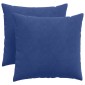 vidaXL Μαξιλάρι Καναπέ 2 pcs Μπλε Αστυνομίας 50 x 50 cm