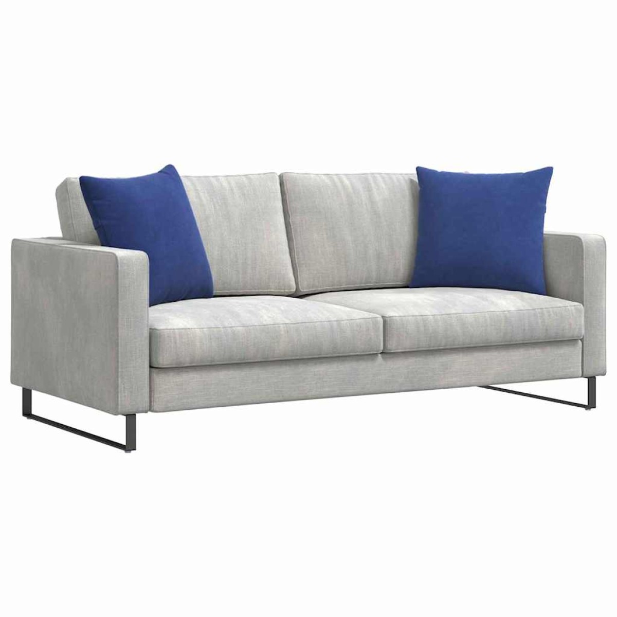vidaXL Μαξιλάρι Καναπέ 2 pcs Μπλε Αστυνομίας 50 x 50 cm