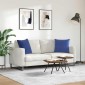 vidaXL Μαξιλάρι Καναπέ 2 pcs Μπλε Αστυνομίας 50 x 50 cm