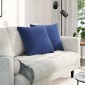 vidaXL Μαξιλάρι Καναπέ 2 pcs Μπλε Αστυνομίας 50 x 50 cm