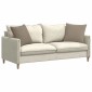 vidaXL Μαξιλάρι Καναπέ 2 pcs Taupe 50 x 50 cm ύφασμα