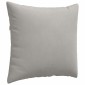 vidaXL Μαξιλάρι Καναπέ 2 pcs Ανοιχτό γκρι 50 x 50 cm ύφασμα