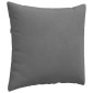 vidaXL Μαξιλάρι Καναπέ 2 pcs Σκούρο Γκρι 50 x 50 cm ύφασμα