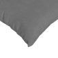 vidaXL Μαξιλάρι Καναπέ 2 pcs Σκούρο Γκρι 50 x 50 cm ύφασμα