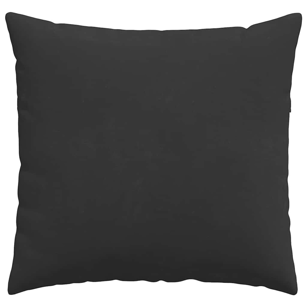 vidaXL Μαξιλάρι Καναπέ 2 pcs Μαύρο 50 x 50 cm ύφασμα