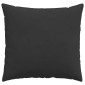 vidaXL Μαξιλάρι Καναπέ 2 pcs Μαύρο 50 x 50 cm ύφασμα