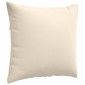 vidaXL Μαξιλάρι Καναπέ 2 pcs Μπεζ 50 x 50 cm ύφασμα