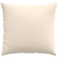 vidaXL Μαξιλάρι Καναπέ 2 pcs Μπεζ 50 x 50 cm ύφασμα