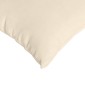 vidaXL Μαξιλάρι Καναπέ 2 pcs Μπεζ 50 x 50 cm ύφασμα