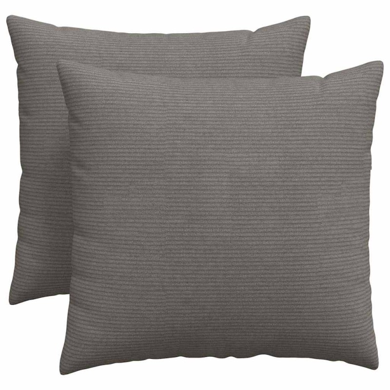 vidaXL Μαξιλάρι Καναπέ 2 pcs Ανοιχτό γκρι 50 x 50 cm