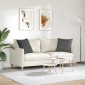vidaXL Μαξιλάρι Καναπέ 2 pcs Σκούρο Γκρι 50 x 50 cm