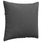 vidaXL Μαξιλάρι Καναπέ 2 pcs Σκούρο Γκρι 50 x 50 cm