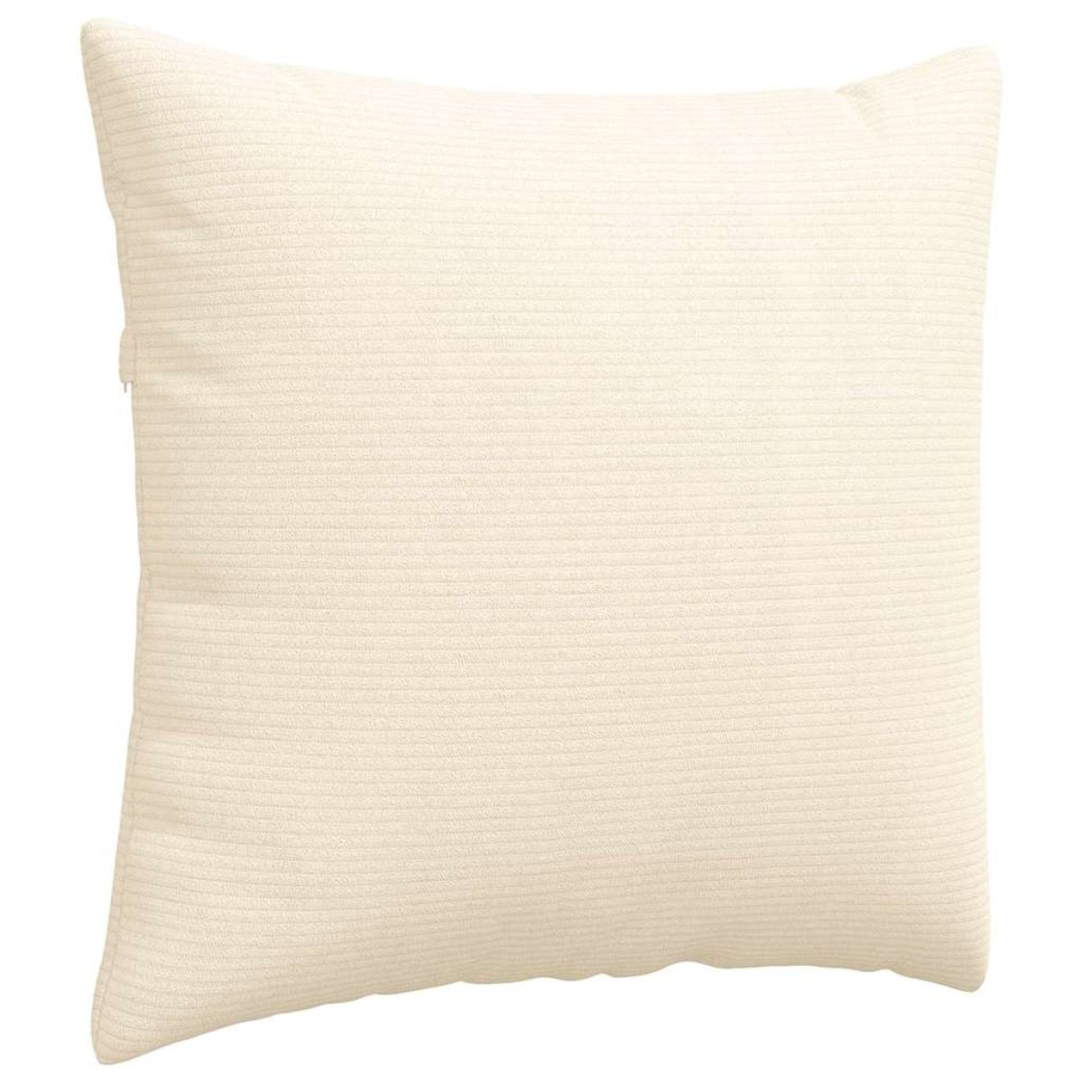 vidaXL Μαξιλάρι Καναπέ 2 pcs Κρεμ 50 x 50 cm Υφασμάτινο Κορντουρά